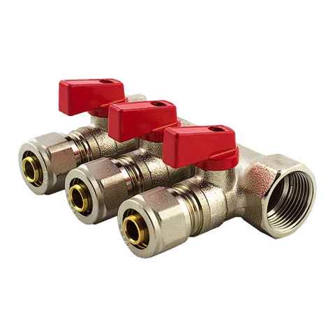 Коллектор с шаровыми кранами VALVING 1"х16х5 PN10 Fado KSO15 недорого ☎ (066) 882 49 97 ✓ лучшие цены ✓ бесплатная доставка по Украине ✓ отзывы и фото